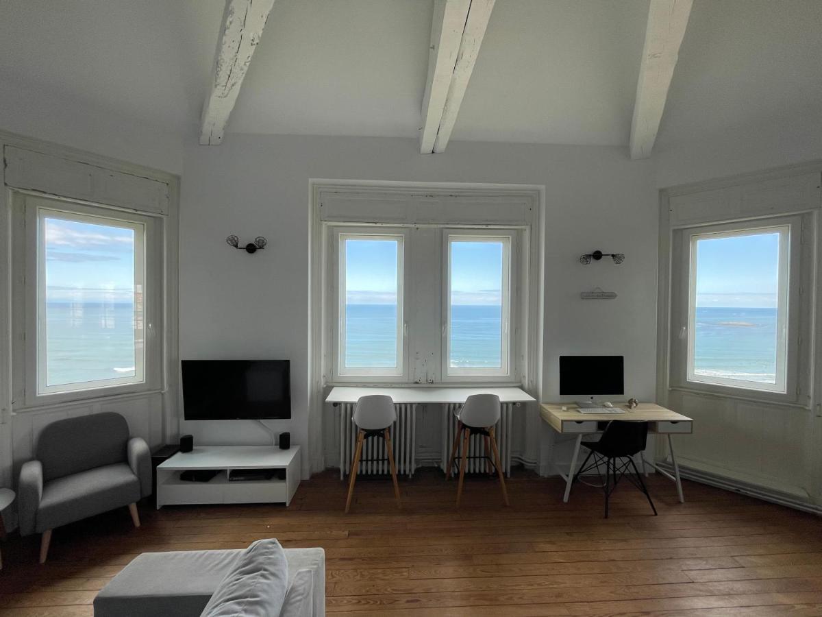 1Ere Ligne Mer Appartement 7 Personnes. 比亚里茨 外观 照片